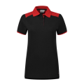 Heren Polo SANTINO Tivoli 1013210 Zwart-Rood